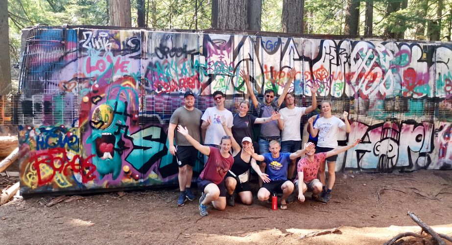 Groepsfoto Whistler Train Wreck Groepsfoto Whistler Train Wreck